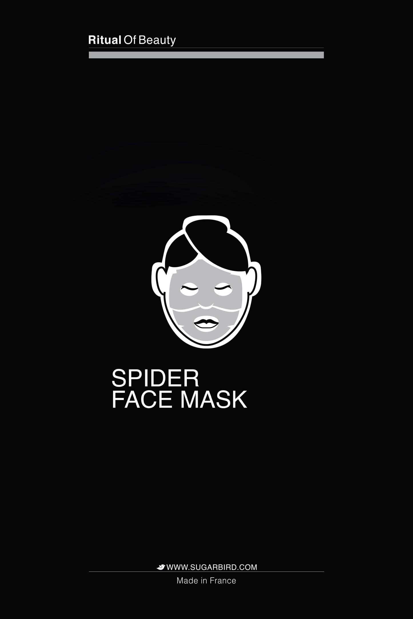 Hydrogel SPIDER Arcmaszk extra feszesítő összetevőkkel