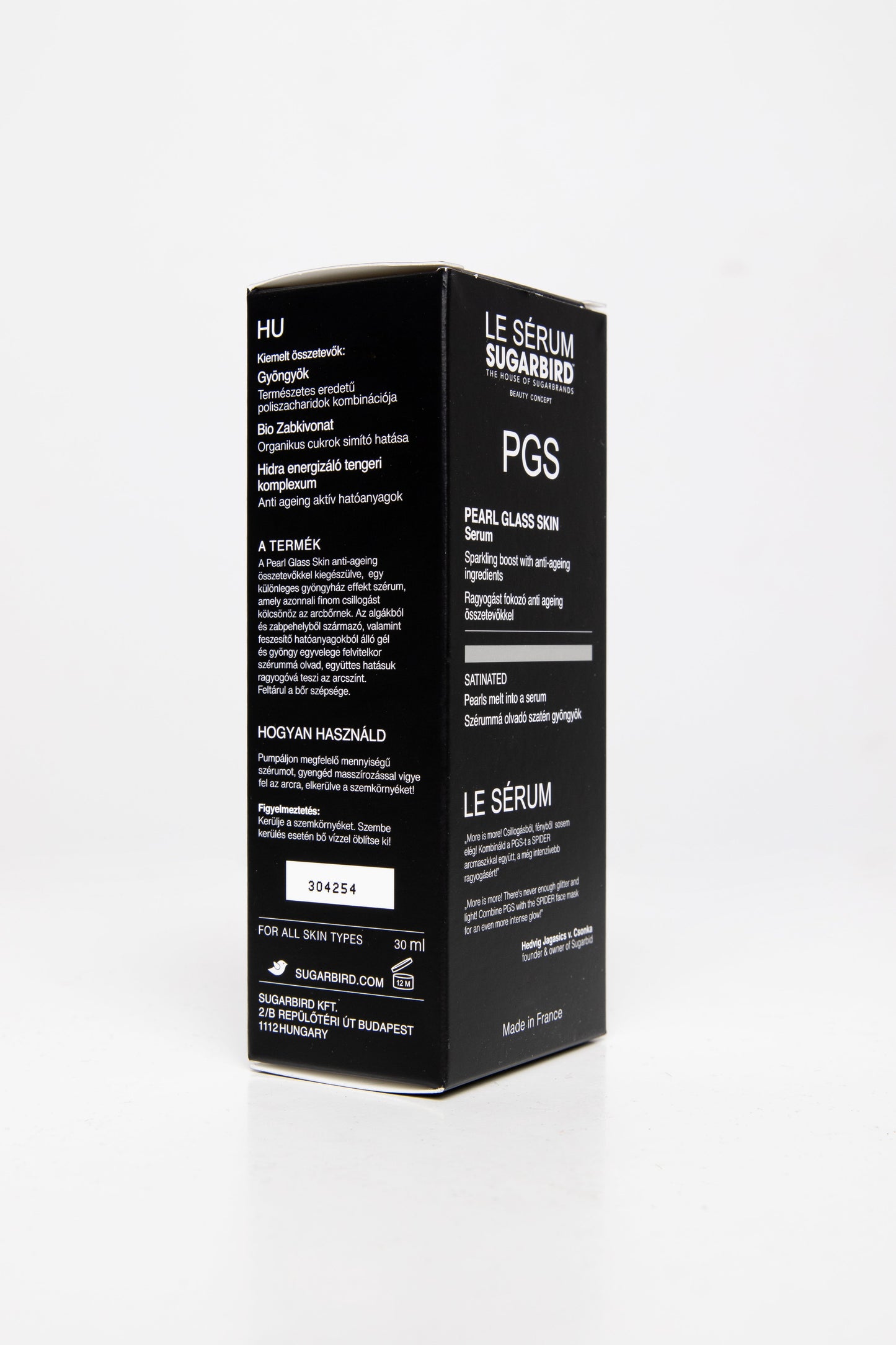 Le Sérum Pearl Glass Skin feszesítő és anti ageing összetevőkkel